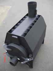 Дровяная печь Чудо для обогрева помещений теплиц мастерских