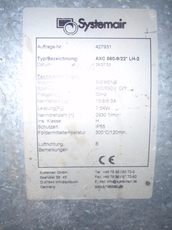 Продам вентилятор Systemair AXC 560-9.