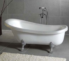Акриловая ванна класcическая Wisemaker 167х79 см, львиные ла