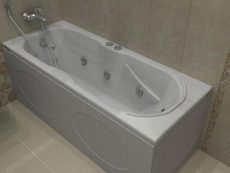 Ванна акриловая Kooler Pool Delphi 170x70 см, ножки