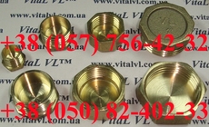 Заглушка латунная, в ассортименте, фитинг VitaL VL™