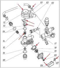 Запчасти для китайских газовых котлов