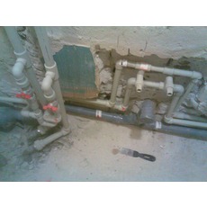 Замена вотопровода канализации отопления