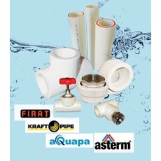 Трубы пластиковые и фитинги ТМ Аквапа (Аquapa) Турция