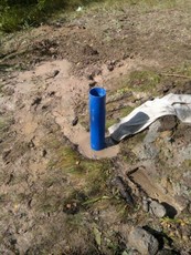 Бурение скважин на воду малогабаритной установкой.