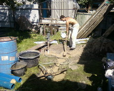 Бурение скважин малогабаритной установкой