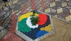 Изготовление декоративной мраморной крошки
