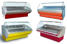 Витрины холодильные, универсальные, морозильные.!