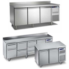 Холодильні та морозильні столи / прилавки (нержавійка)