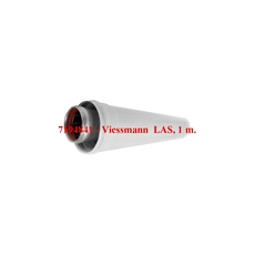Труба LAS Viessmann (укорачиваемая) Ду 60/100мм. L 1,00 м.