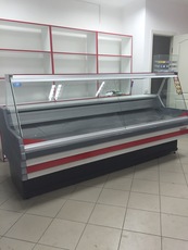 Продам холодильну вітрину, б / у, 2,5 м, Arneg (Італія).