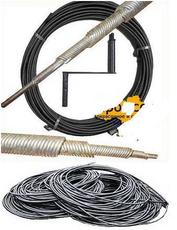 Трос сантехнический гибкий канализационный Д=8-16 мм.