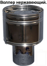 Дефлектор (Волпер) димоходу блискучий, матовий