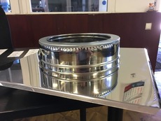 Закінчення димоходу для утепленій труби
