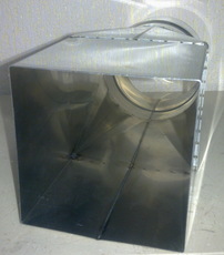 Переходник для дымохода с квадрата на круг