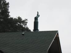 Флюгер димоходу нержавіюча сталь - захист від задування