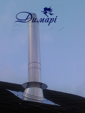 Нержавіюча манжета для герметизації димоходу в покрівлі