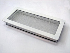 Камінні вентиляційні решітки, білі