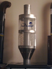 Труба з сіткою для сауни