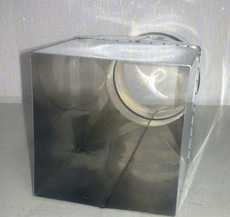 Перехідник для димоходу з квадрата на коло нержавіючий