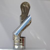 Флюгер дымохода нержавеющий - защита от задувания