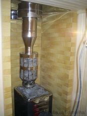 Труба з сіткою для каменів для топок саун і печі, для лазні