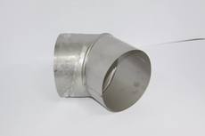 Коліно 45 * димоходу, нержавеющее