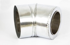 Коліно 45 * димоходу нержавеющее термо