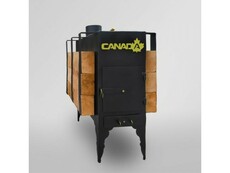 Печь дровяная Canada с теплоаккумулятором