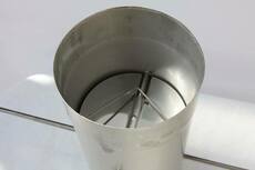 Шибер нержавіючий для каміна, печі, топки.