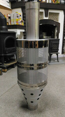 Труба із сіткою для каменів у сауну