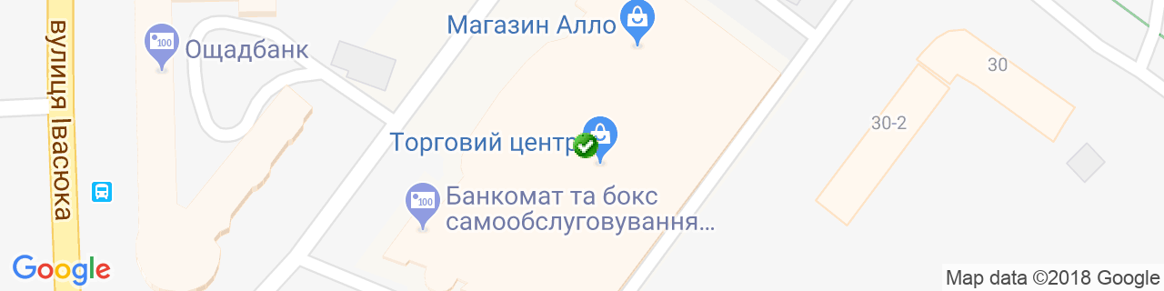 Карта об'єктів компанії AquaPools