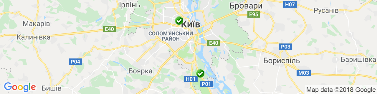 Карта об'єктів компанії Енерго Інжиніринг Карта об'єктів компанії Енерго Інжиніринг