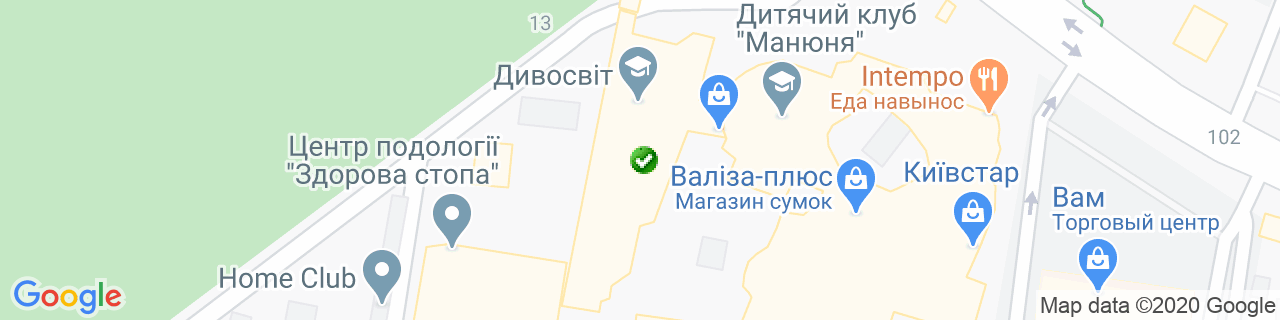 Карта объектов компании Voltar Карта объектов компании Voltar